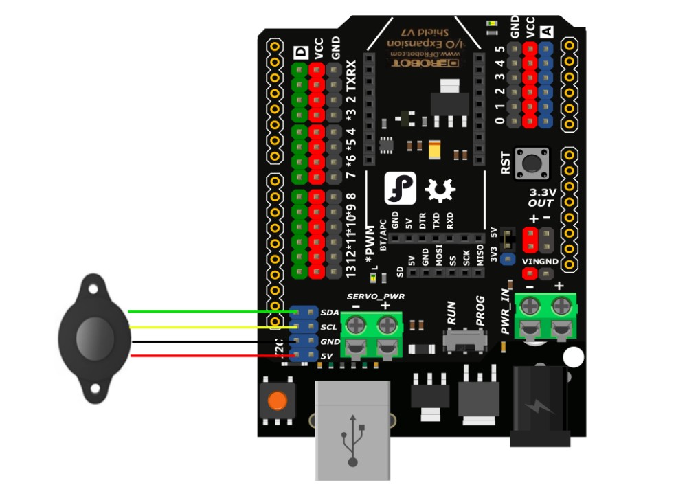 Mini Laser Distance Range Sensor (4m, I2C, IP67) | Buy in Australia ...