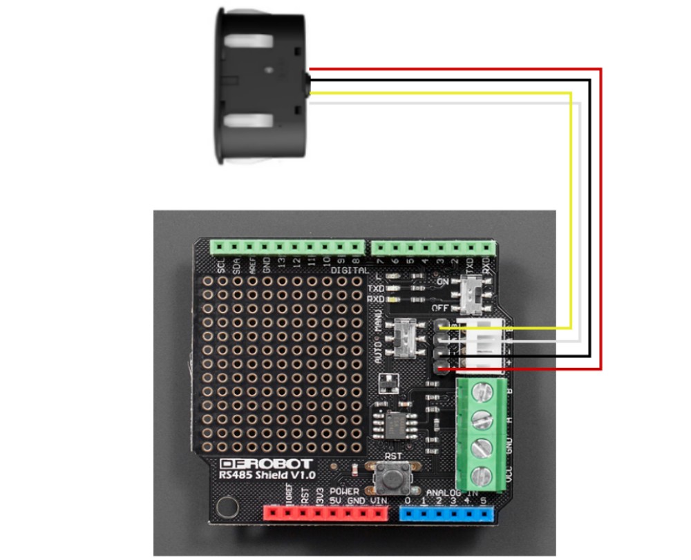 Distance Sensor 5m Ultrasonic Distance Ranging Obstacle Avoidance Sensor (5m, RS485, IP67 ...