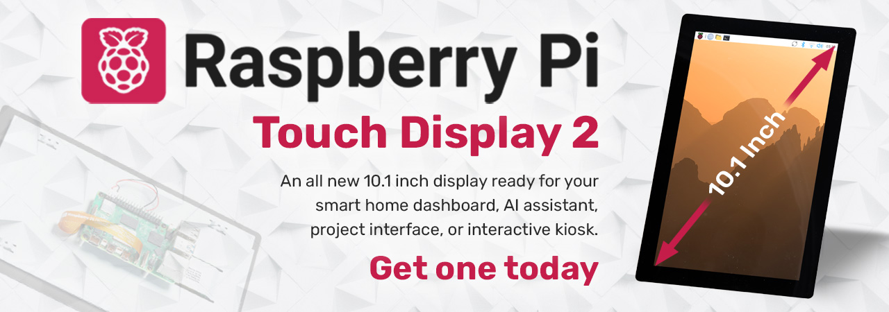 An all new 10.1 inch display ready for your smart home dashboard, AI assistant, project interface, or interactive kiosk.