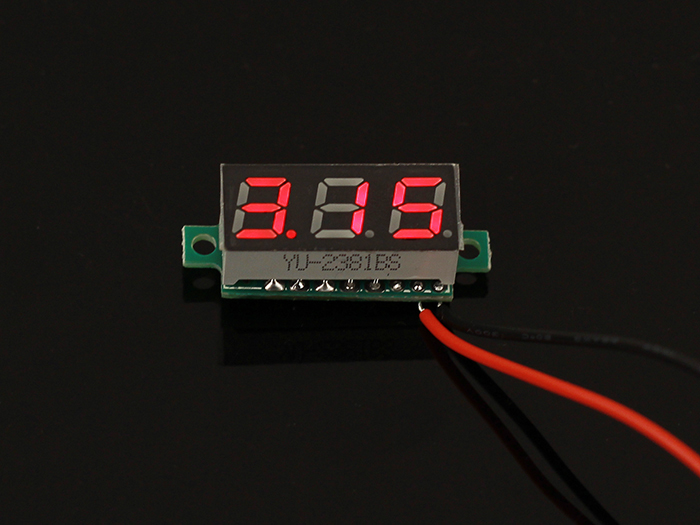 0.28 Inch LED digital DC voltmeter - Red (Seeed Studio) | Buy in ...