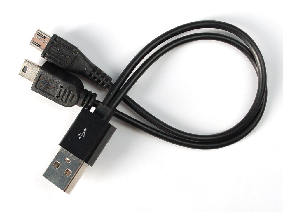 USB cable 8 A to Mini B Charging and Micro B Data Australia