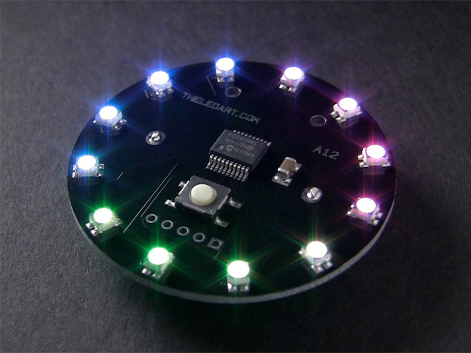 The LED Artist A12 - RGB LED Wearable | Buy in Australia | ADA1574 ...