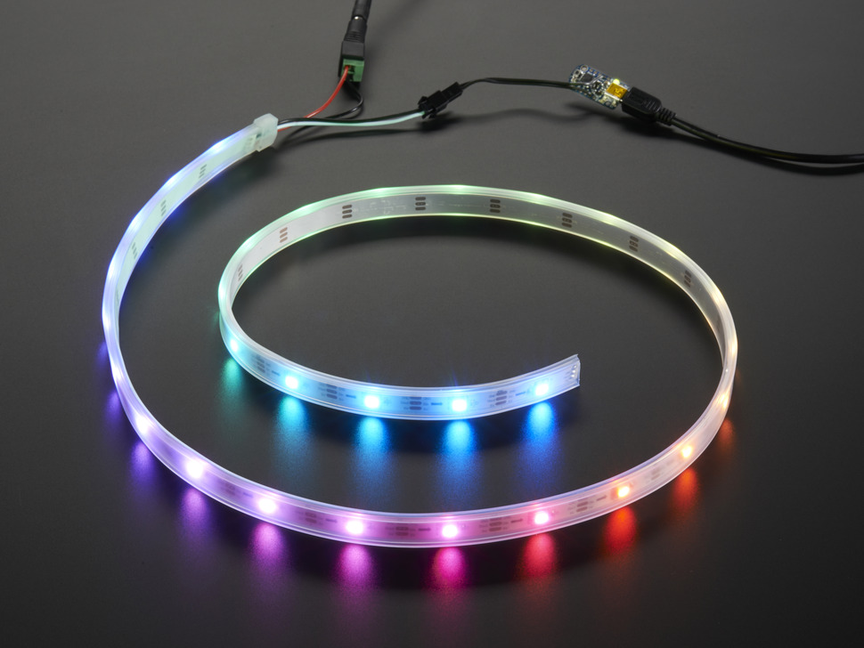 Adafruit NeoPixel LED Strip Starter Pack - 30 LED meter - White | ADA2561 | Core Australia