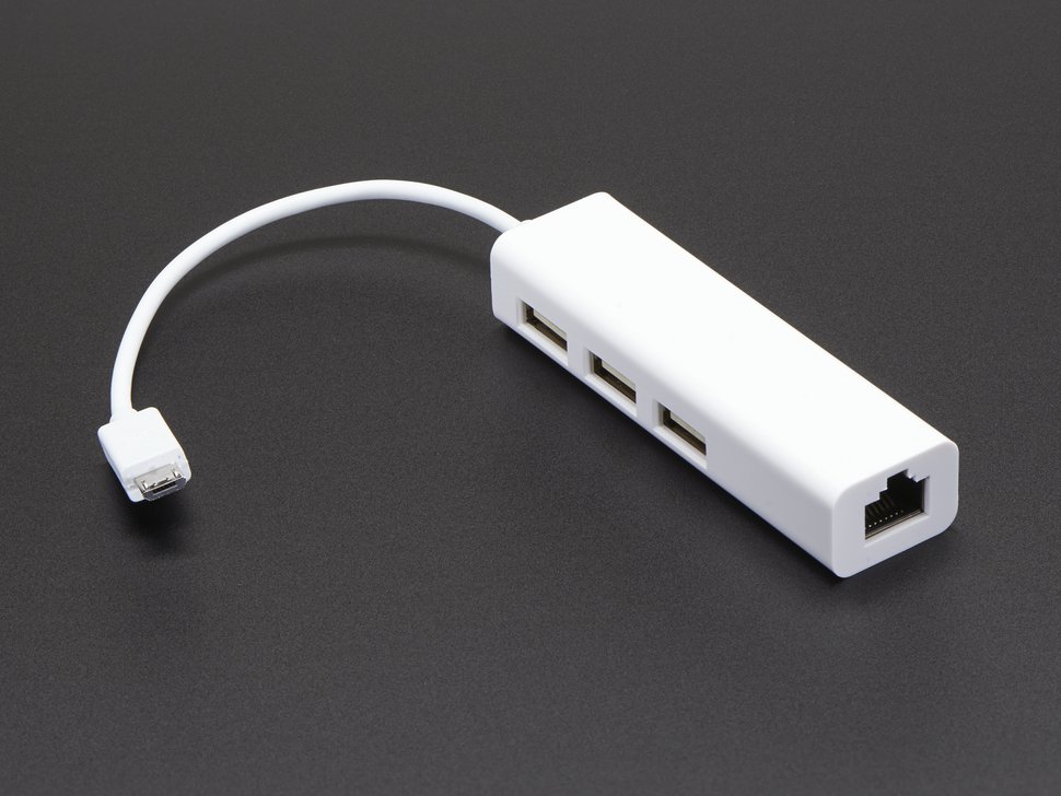 VSHOP® Adaptateur Micro USB 2.0 A vers RJ45 Ethernet 10/100 Mbits 