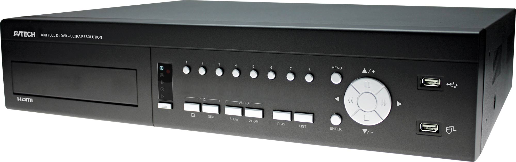 8 Ch. Digital Video Recorder (DVR) with DVD-R/USB/D1 Res/3G/ | Buy in ...