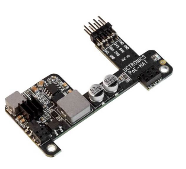 UCTRONICS PoE HAT for Raspberry Pi 4B, IEEE 802.3af-Compliant, 5V 2.5A ...