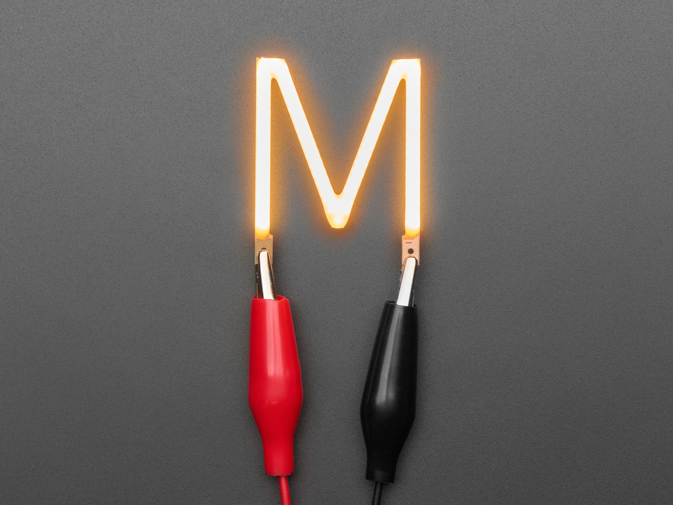 Alphabet LED Filament - Warm White Letter