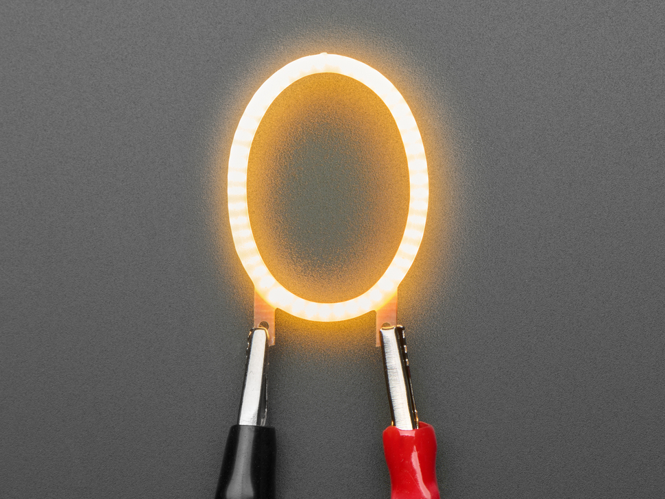 Number LED Filament - Warm White 