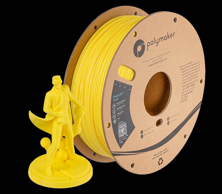 Polymaker PolyLite Lemon Yellow PLA Filament 1KG 1.75mm | Buy in ...