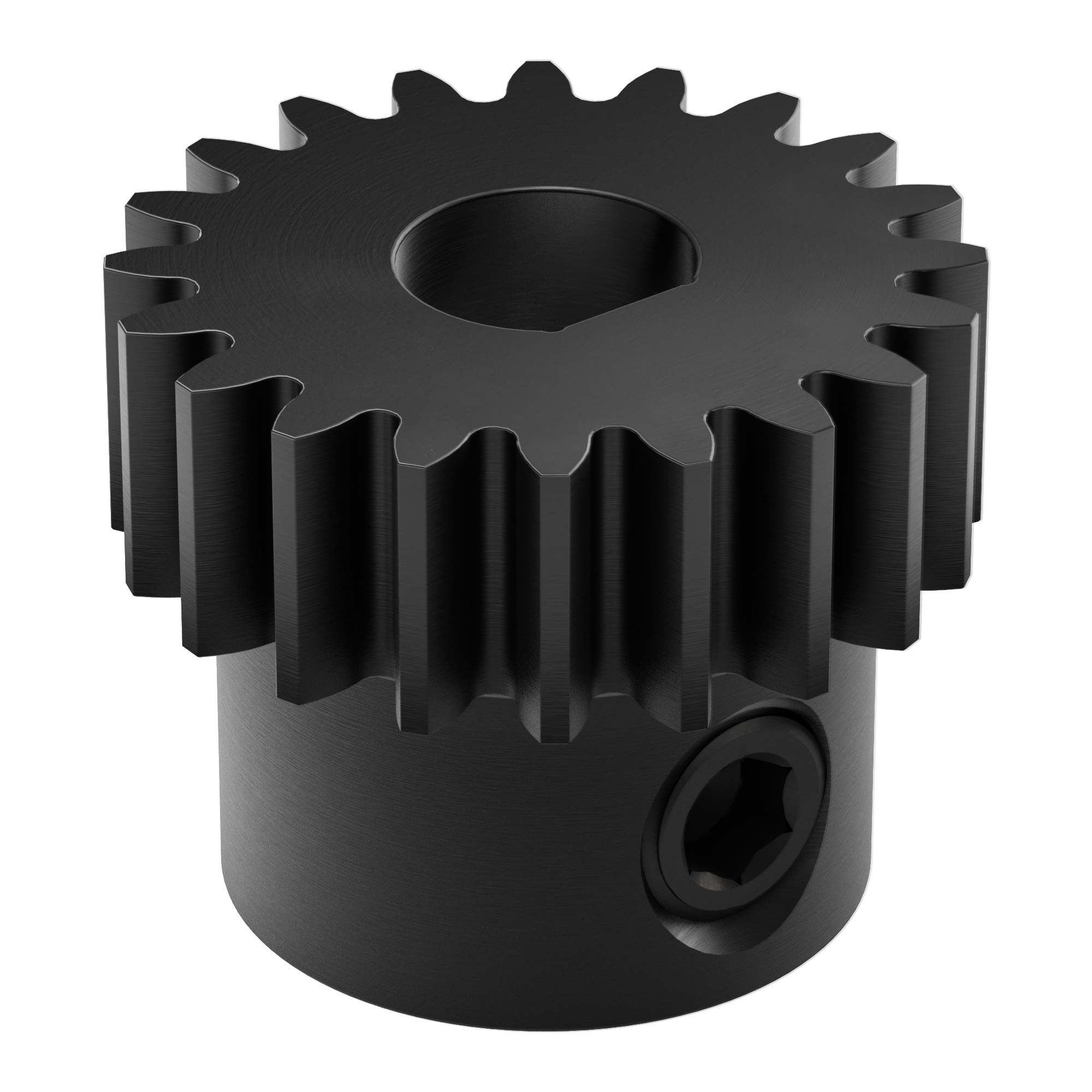 20-Zahn Servogetriebe 4305-0025-0020 – MOD 0.8 Messingzahnrad, 5:1 Untersetzung, Für Servo-Projekte