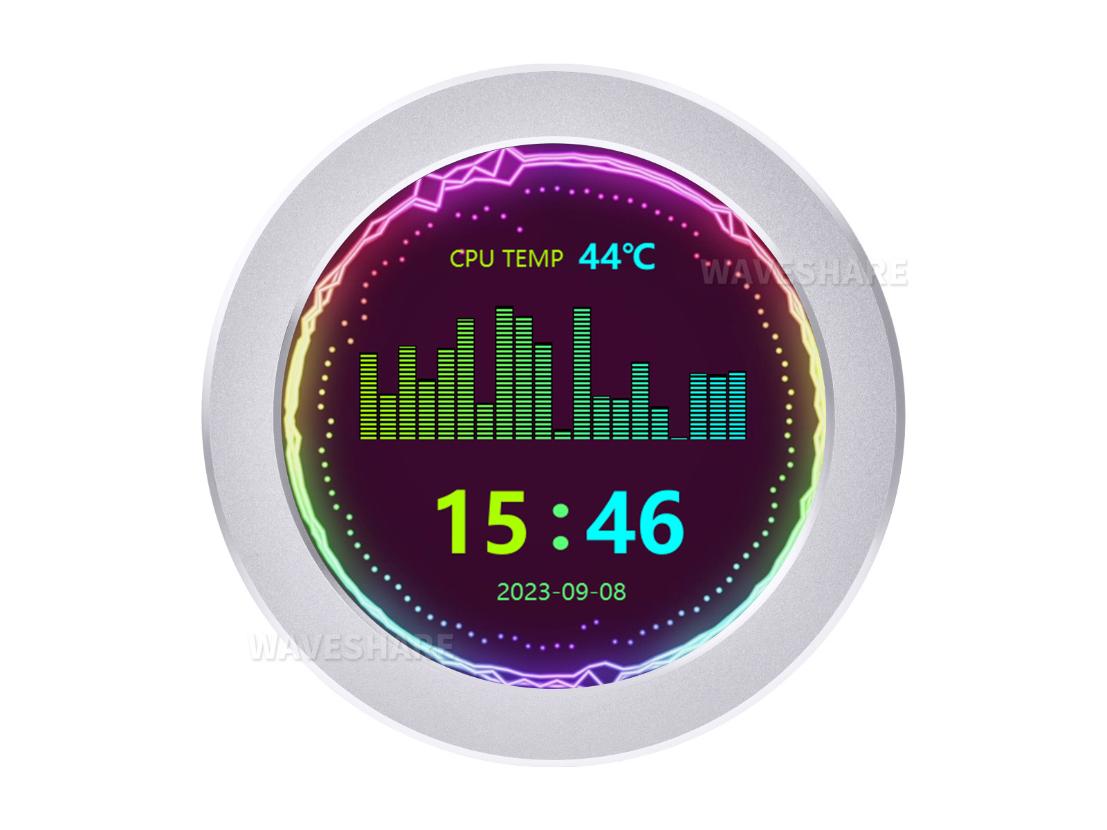 3.4 Inch Round Screen with Grey Case - USB Controlled | Buy in ...