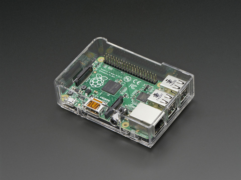 Pi Model B+ / Pi 2 Case Base - Clear | Buy in Australia | ADA2253 ...