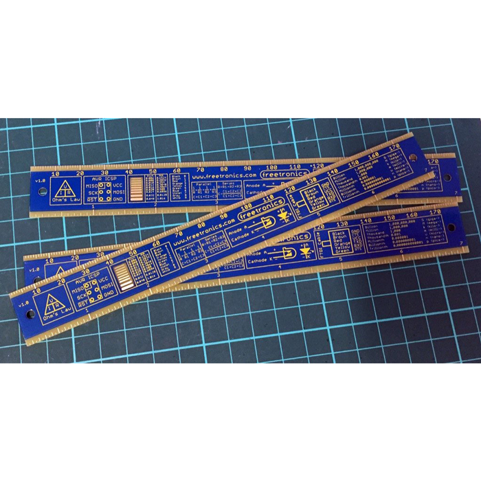 Freetronics 180mm Electronics Ruler | Buy in Australia | CE04514 | Core ...