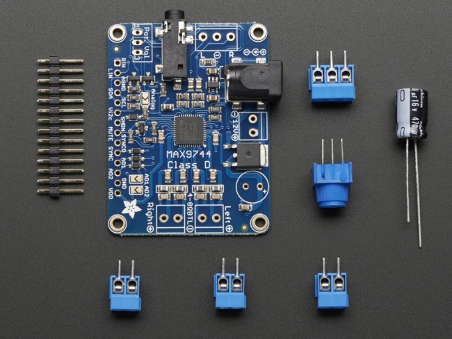 Stereo 20W Class D Audio Amplifier - MAX9744 | Adafruit ADA1752 | Core ...