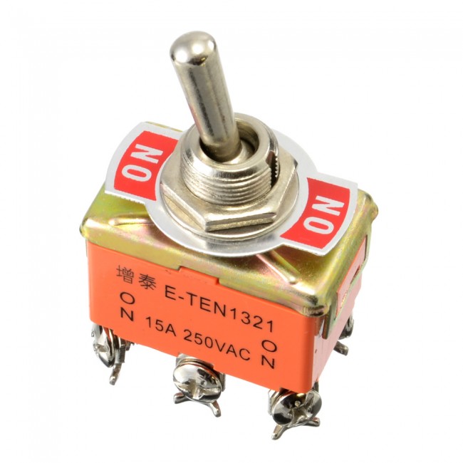 Extra Heavy Duty Toggle Switch DPDT 10A (onon) 003DPDT11EX Core
