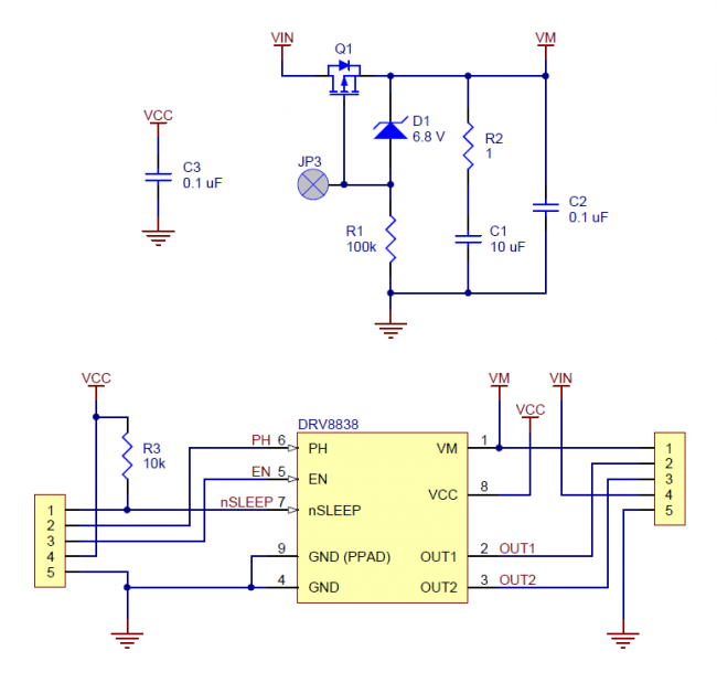 DRV8838 Single Brushed DC Motor Driver Carrier Australia
