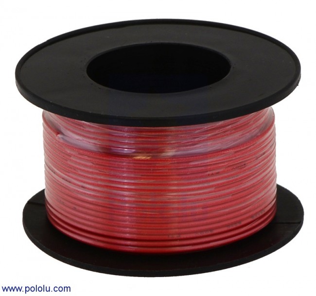 UL1007-02-100 100 FEET 22 GAUGE 50 FT EACH RED AND BLACK SOLID HOOK UP WIRE