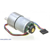 100:1 Metal Gearmotor 37Dx57L mm with 64 CPR Encoder POLOLU-1446 Pololu in Australia - Express Delivery Australia Wide