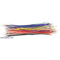 Wires with Pre-crimped Terminals 50-Piece Rainbow Assortment F-F 6" POLOLU-1800 Pololu in Australia - Express Delivery Australia Wide