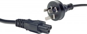 1.8m Cloverleaf C5 Appliance 3 Pin 2.5A Mains Lead (SKU: P8406 Image 1) AP8406 Core Electronics Products - In Stock - In Australia