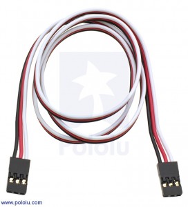 Servo Extension Cable 24" Female - Female POLOLU-785 Pololu in Australia - Express Delivery Australia Wide