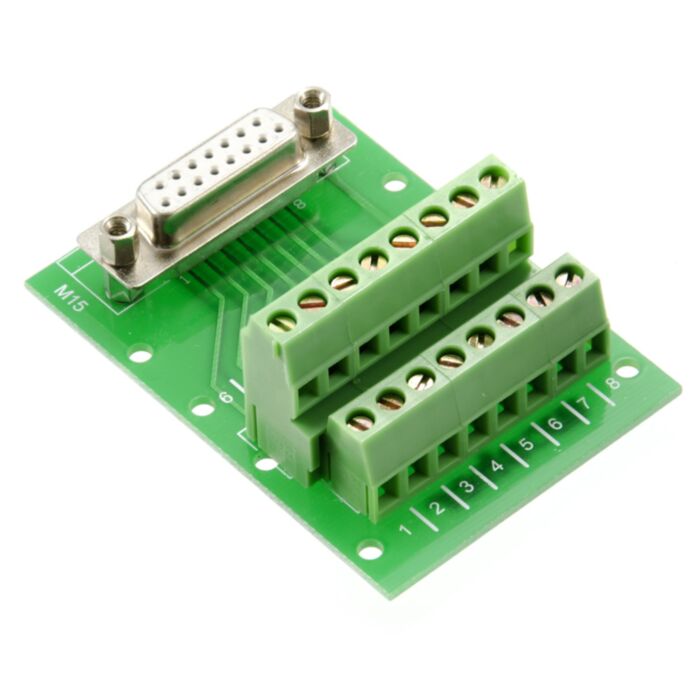 DB15 Female Breakout Board