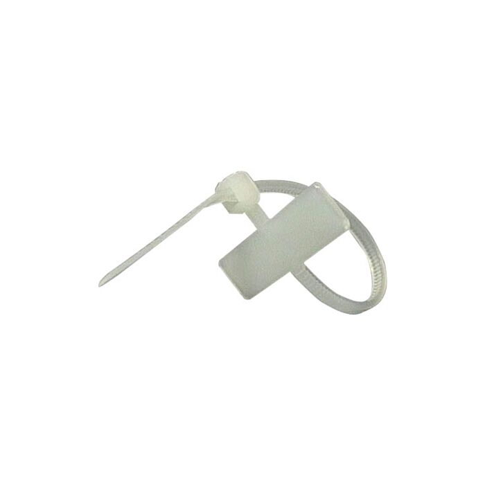 100mm Natural Marker Cable Ties Pk 1000 (SKU: H4044 Image 1)
