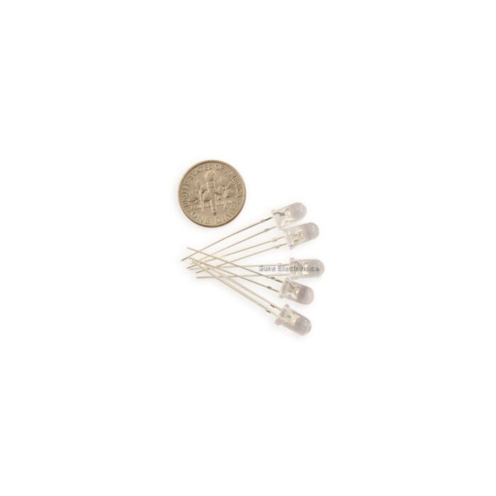 5mm Infrared IR LED Pack 100pcs + Free Resistors