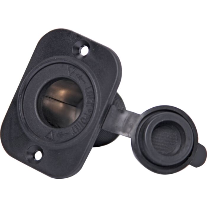 12VDC Panel Mount Female Car Accessory Socket (SKU: P0654 Image 1)