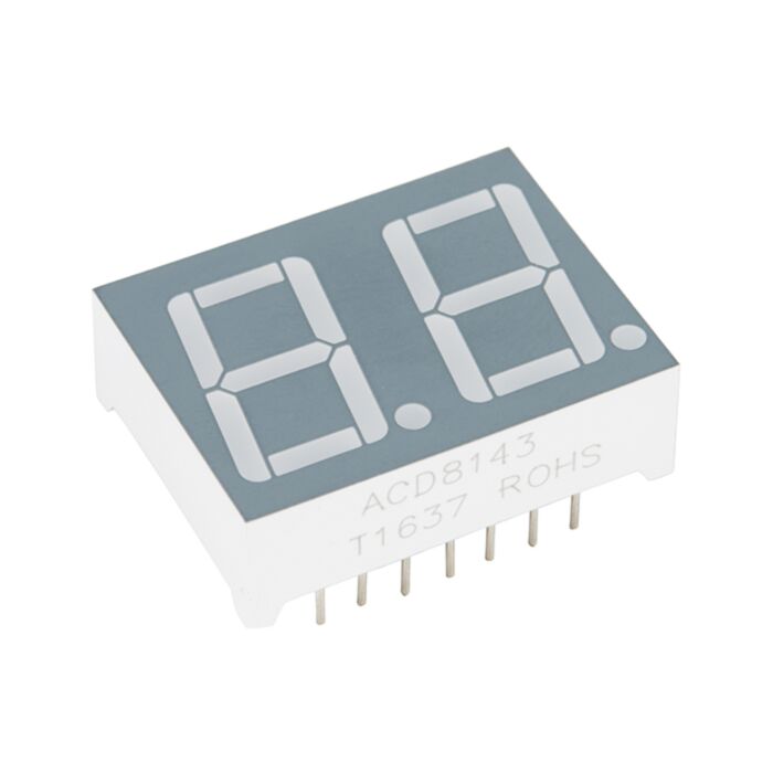 Dual 7-Segment Display - LED (RGB)