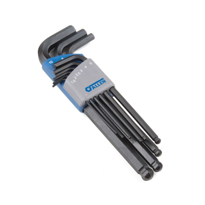 Hex Key Set - Metric (Ball End, 9 Pieces)