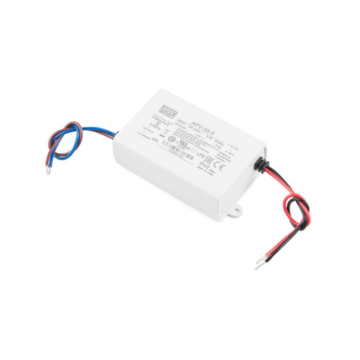 Mean Well LED Switching Power Supply - 5VDC, 5A