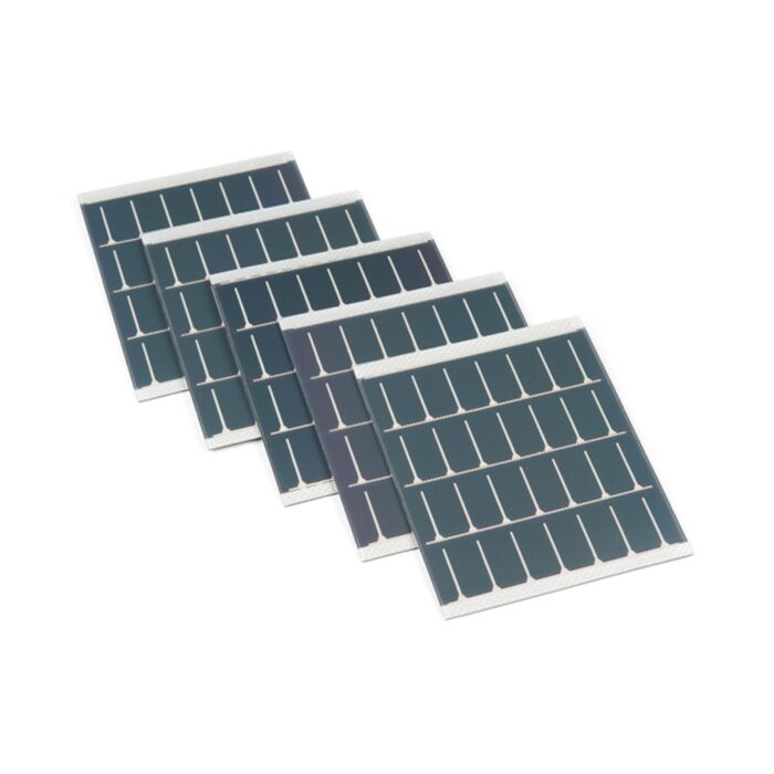 PowerFilm Solar Panel - 50mA@4.8V w/PSA & Kynar (5 Pack)