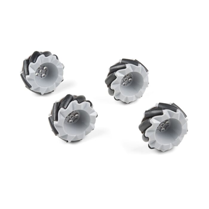Mecanum Wheels - 65mm, LEGO® Compatible (4 Pack)