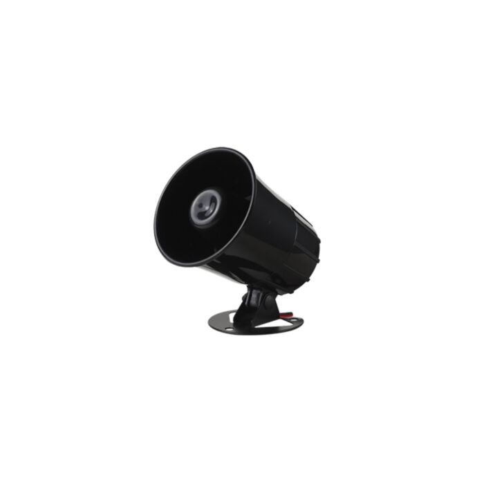 Piezo Siren - 12Vdc, 110dB, One and Six Tone