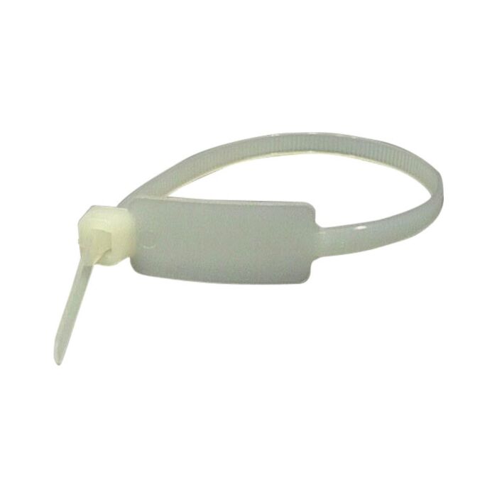 200mm Natural Marker Cable Ties Pk 100 (SKU: H4053 Image 1)