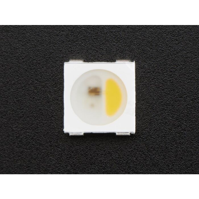 NeoPixel RGBW LEDs w/ Integrated Driver Chip - Warm White - ~3000K - White Casing - 10 Pack