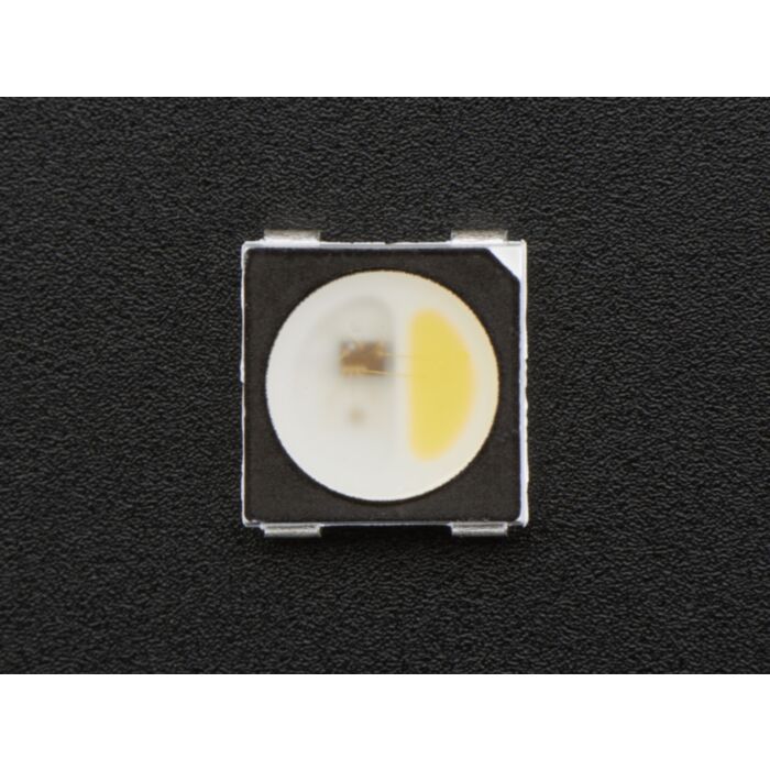 NeoPixel RGBW LEDs w/ Integrated Driver Chip - Natural White - ~4500K - Black Casing - 10 Pack