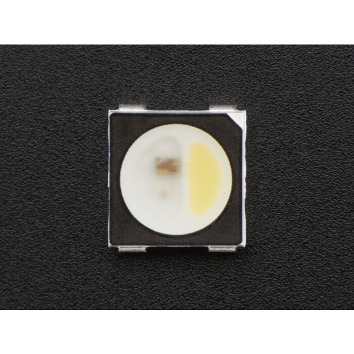 NeoPixel RGBW LEDs w/ Integrated Driver Chip - Cool White - ~6000K - Black Casing - 10 Pack