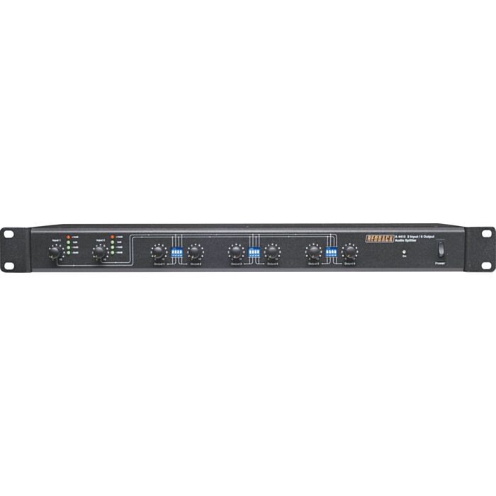 2 Input to 6 Output Audio Splitter (SKU: A4415 Image 1)