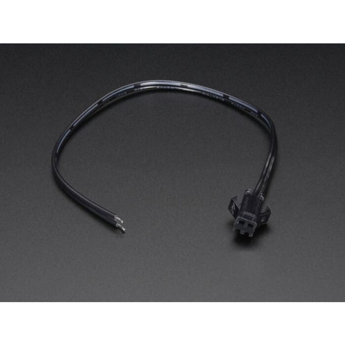 2-pin JST SM In-line power wire connector (female)