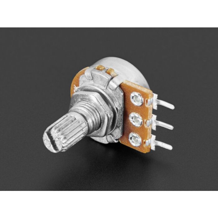 Panel Mount 10K Log Potentiometer (Breadboard Friendly) - 10K Log