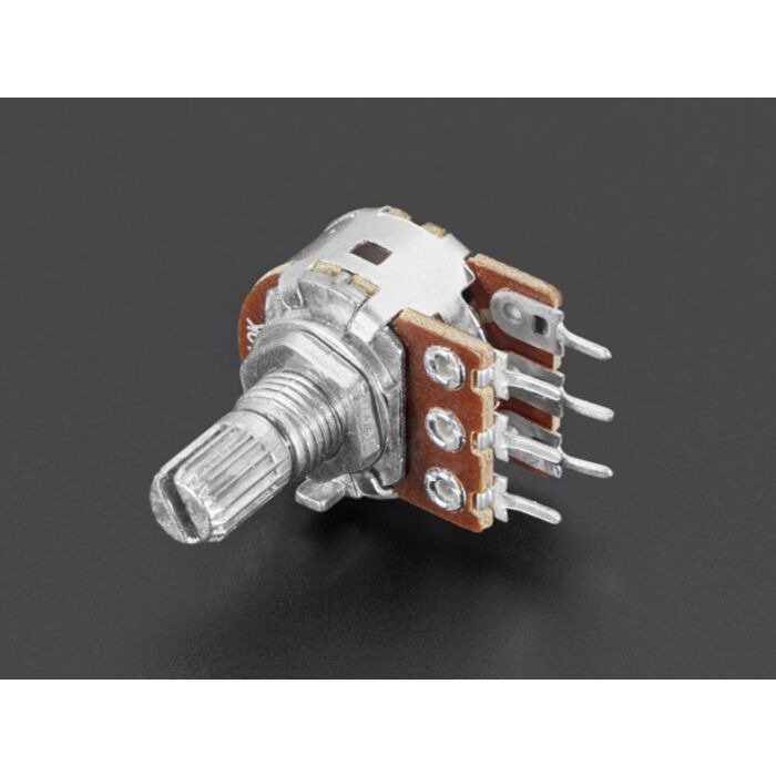Panel Mount 10K Dual Log Potentiometer - 10K Dual Log