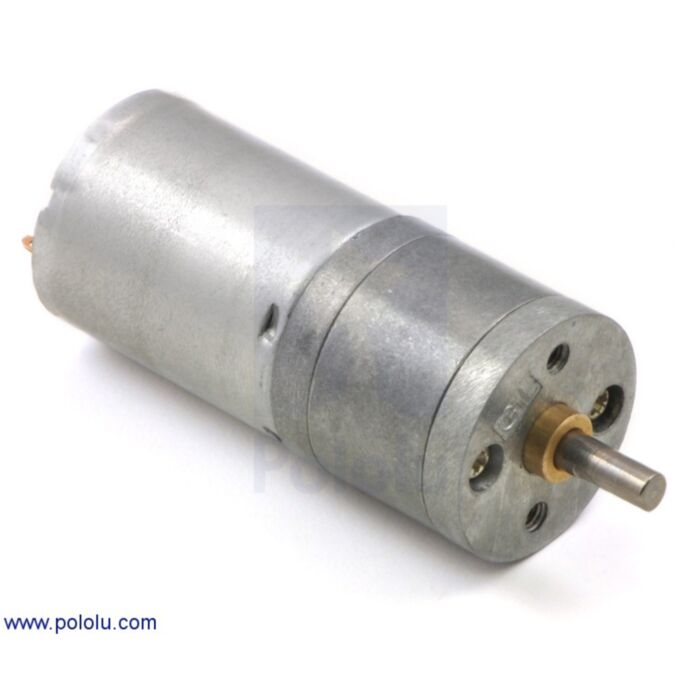 34:1 Metal Gearmotor 25Dx52L mm HP