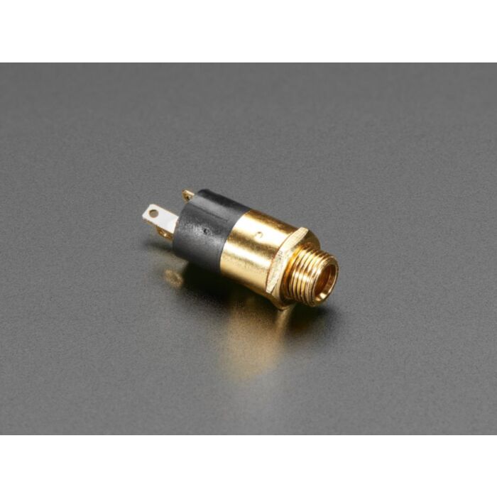 Panel Mount 1/8 (3.5mm) TRS Jack Connector