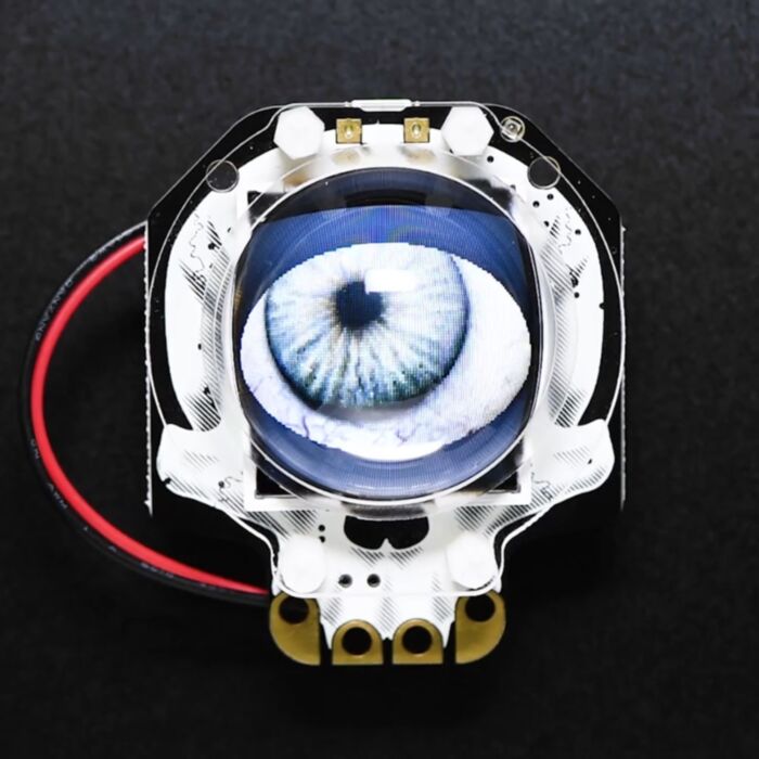 Clear Acrylic Lens Holder + Hardware Kit for HalloWing