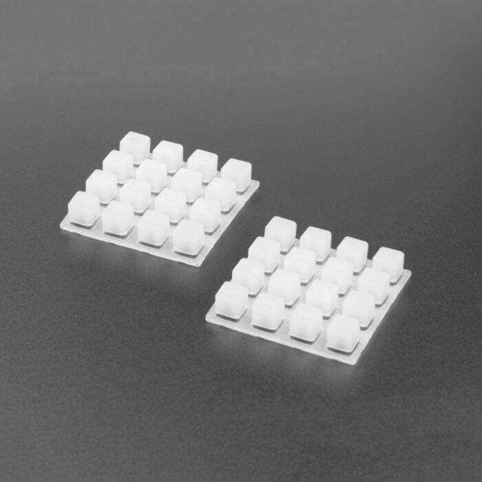 Silicone Elastomer 4x4 Button Keypad - 2 Pack