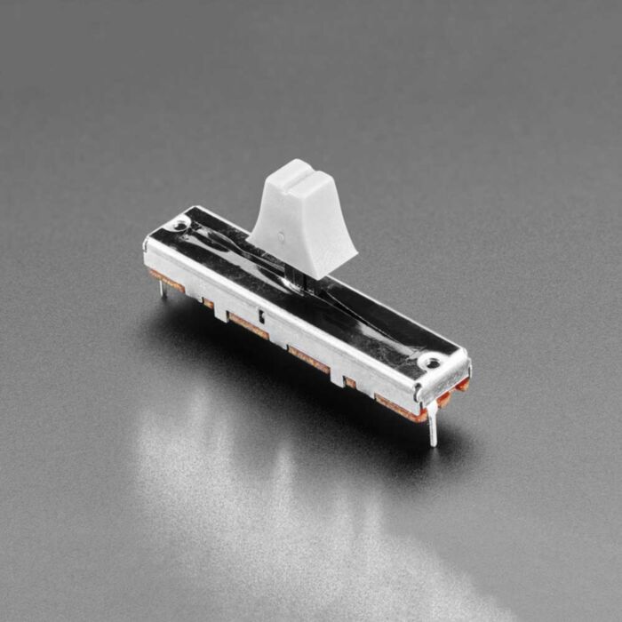Slide Potentiometer with Plastic Knob - 45mm Long - 10KΩ