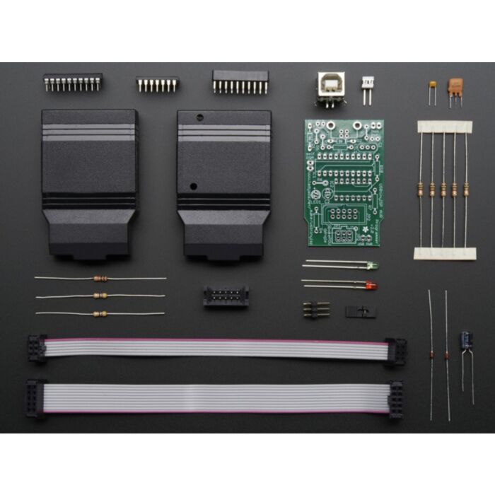 USBtinyISP AVR Programmer Kit (USB SpokePOV Dongle) - v2.0