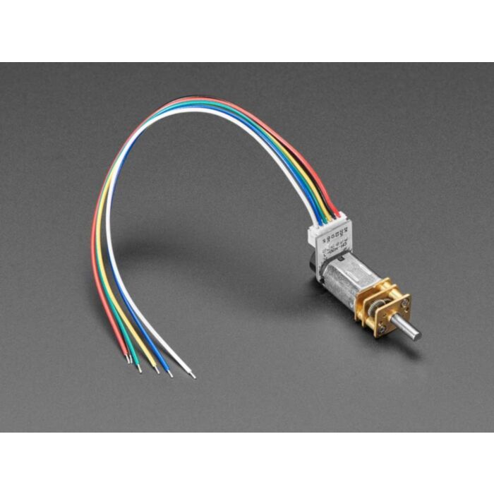 N20 DC Motor with Magnetic Encoder - 6V with 1:150 Gear Ratio